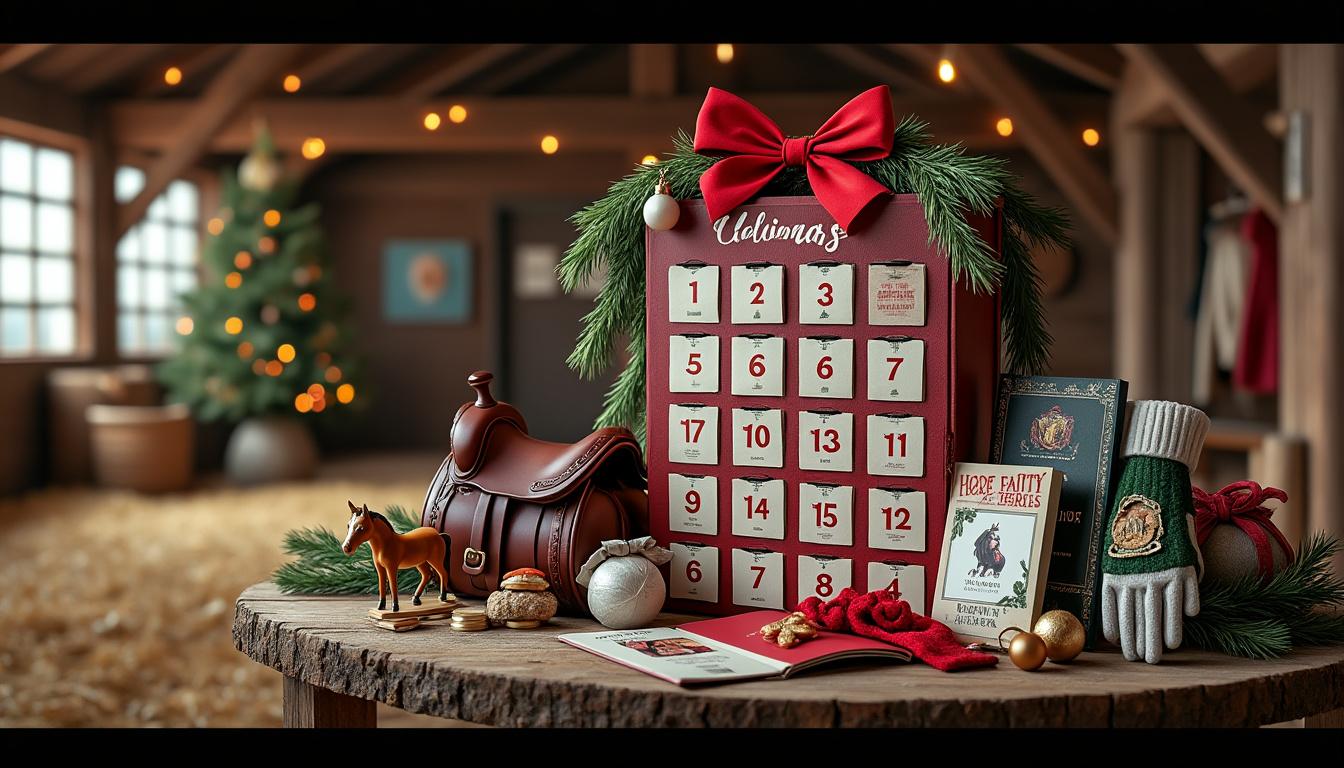 Les 10 surprises à inclure dans votre calendrier de l’Avent équitation