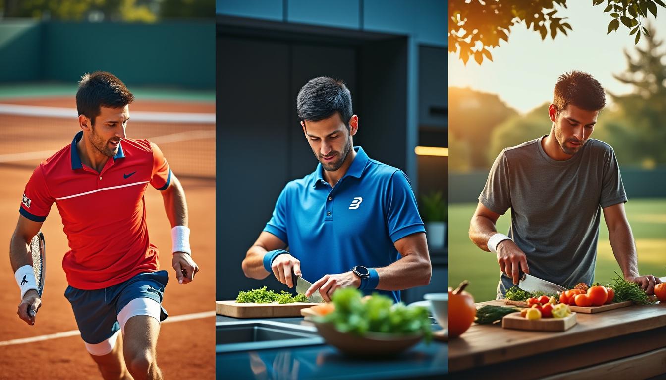 L’impact de l’alimentation de Novak Djokovic sur sa santé et son endurance