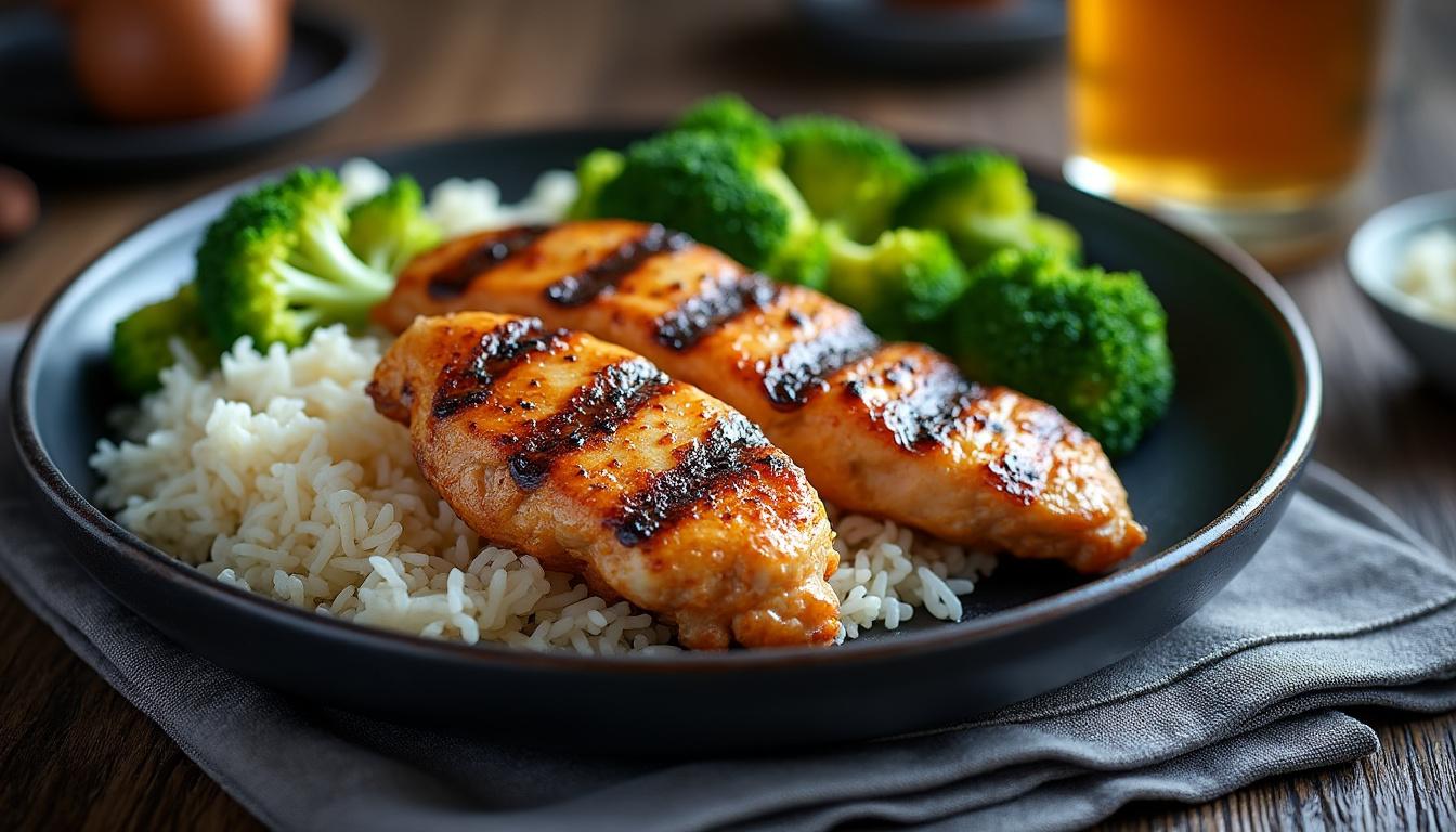 Riz poulet brocolis : menu musculation et ses bienfaits sur votre performance sportive