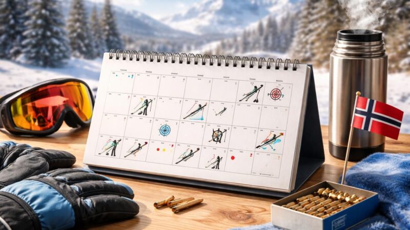 Calendrier du Championnat du Monde de biathlon : comment planifier votre saison ?