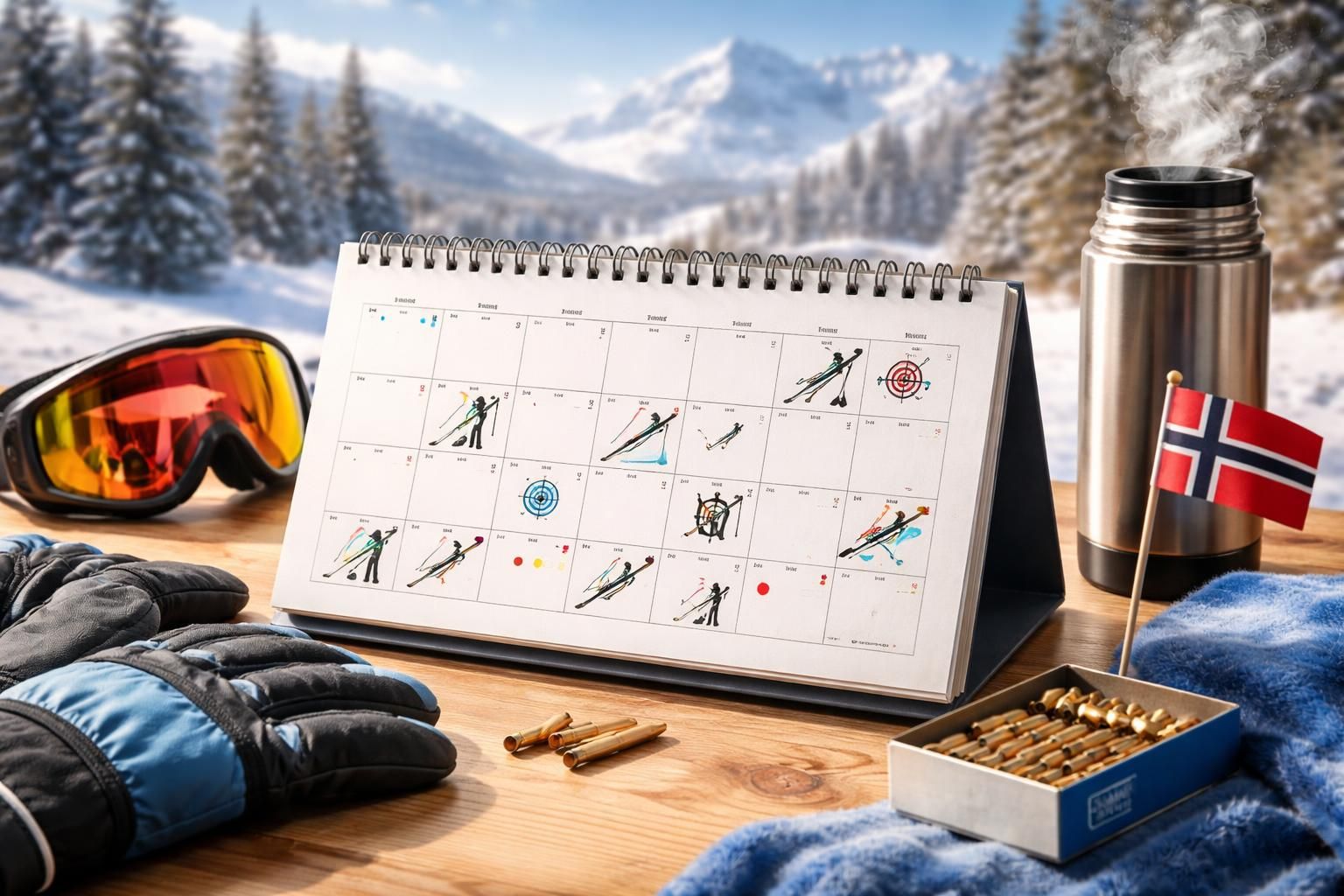 Calendrier du Championnat du Monde de biathlon : comment planifier votre saison ?