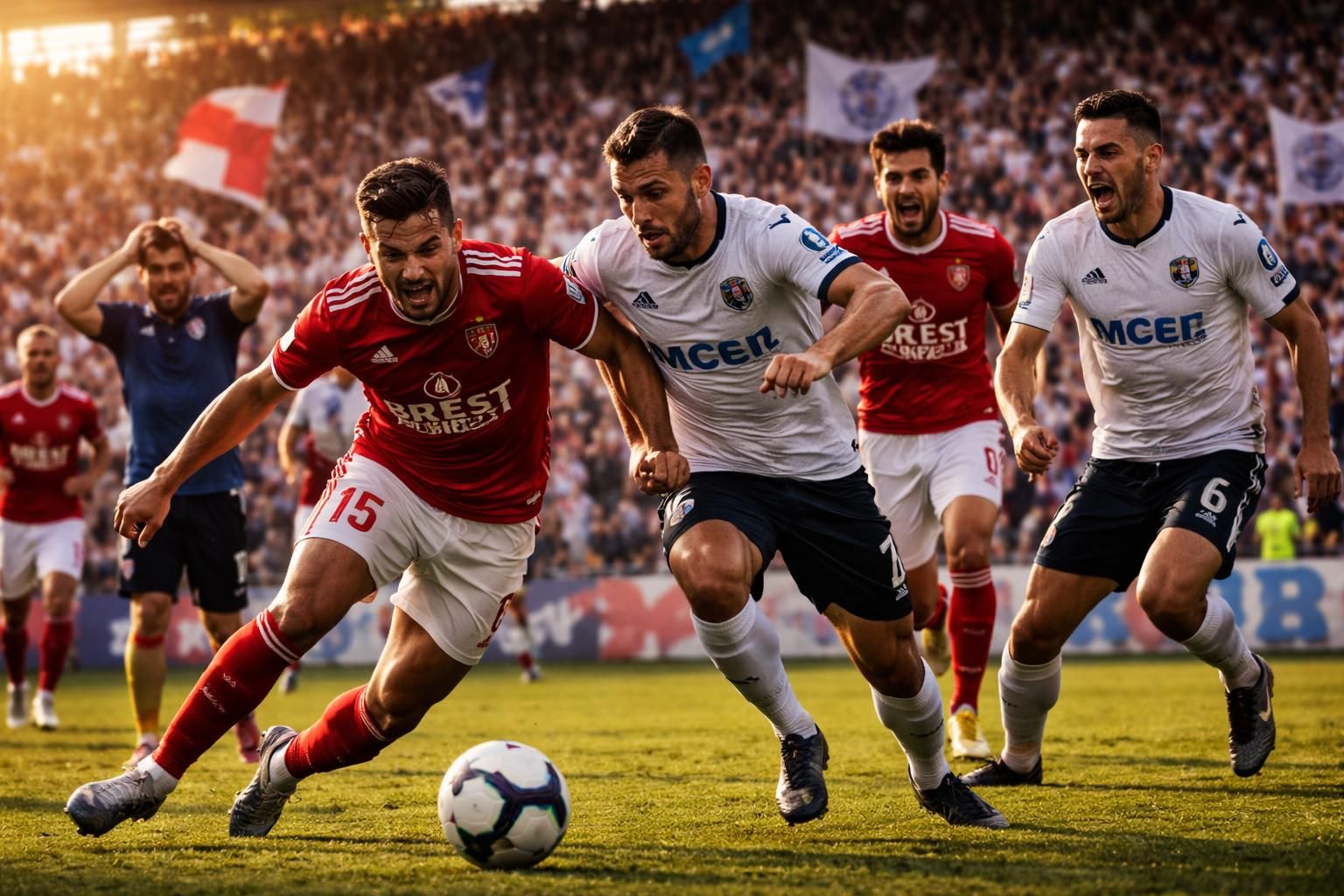 Les émotions fortes capturées dans le résumé en vidéo de Brest vs Marseille
