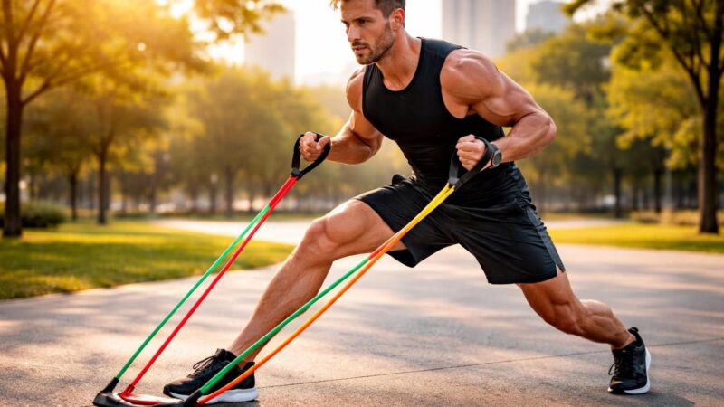 Renforcement musculaire avec des élastiques : l’outil idéal pour les sportifs en déplacement