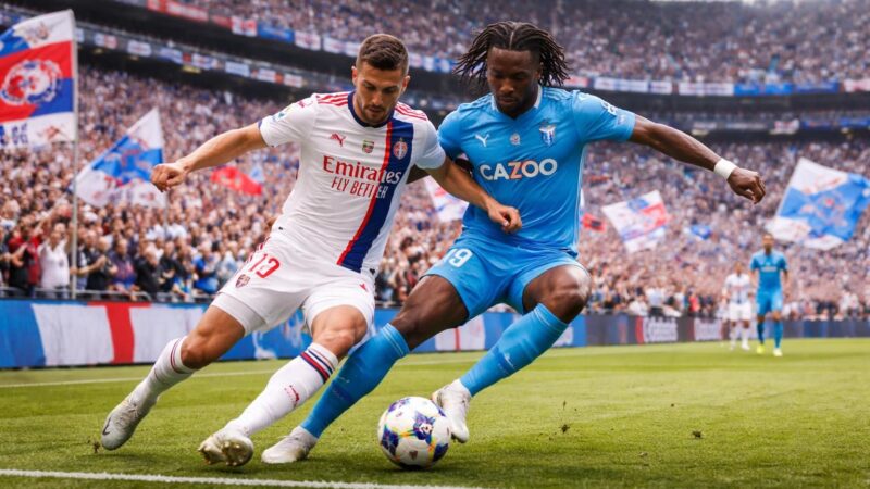 Résumé OL OM : Un affrontement historique dans le football français