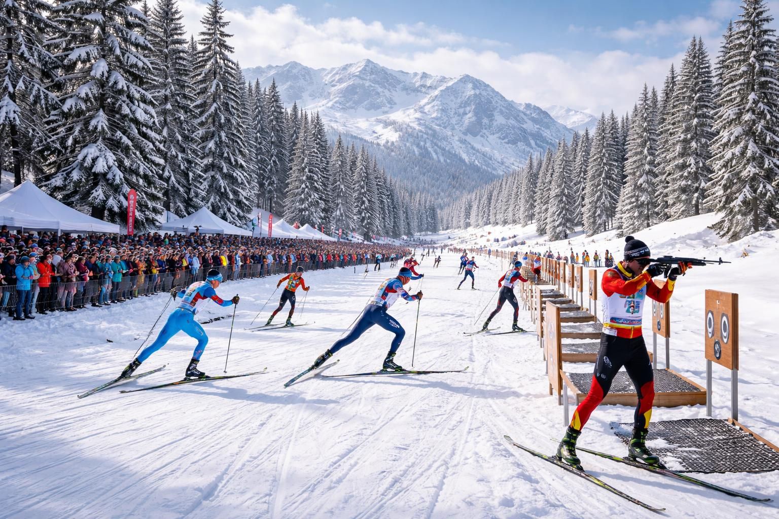Tout savoir sur le biathlon du dimanche 21 janvier : participants et parcours