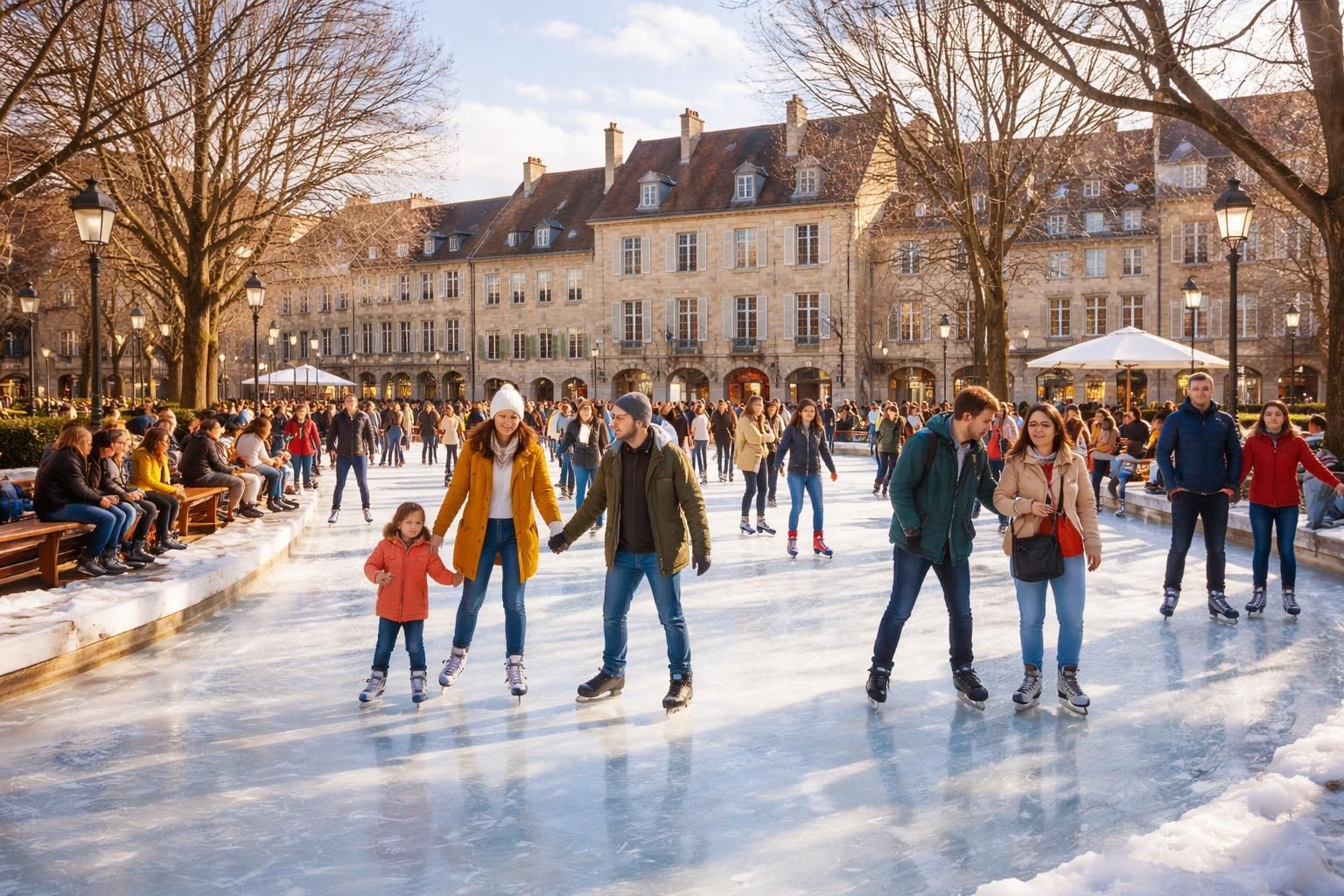 Visitez la patinoire à Dijon : un guide pour les familles et les amis