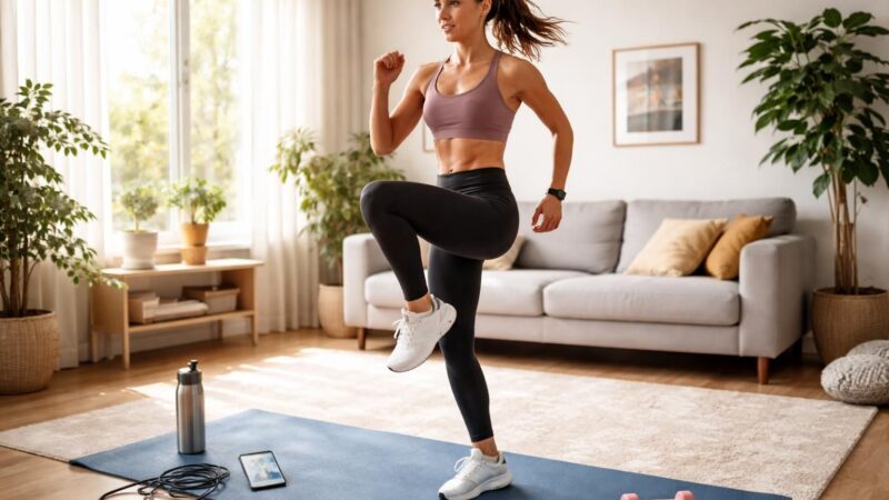 Cardio fitness workouts à domicile : Mes conseils pour s&rsquo;entraîner efficacement