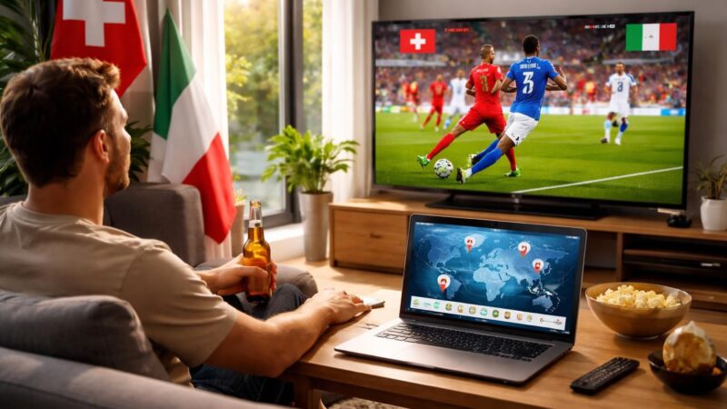 Comment accéder à la chaîne pour voir le match Suisse Italie depuis votre région