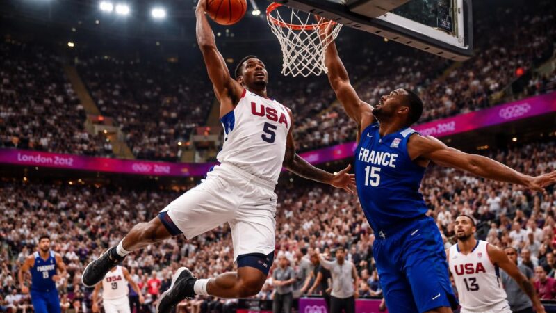 Les surprises du score du basket aux JO de Londres : un tournoi plein de rebondissements