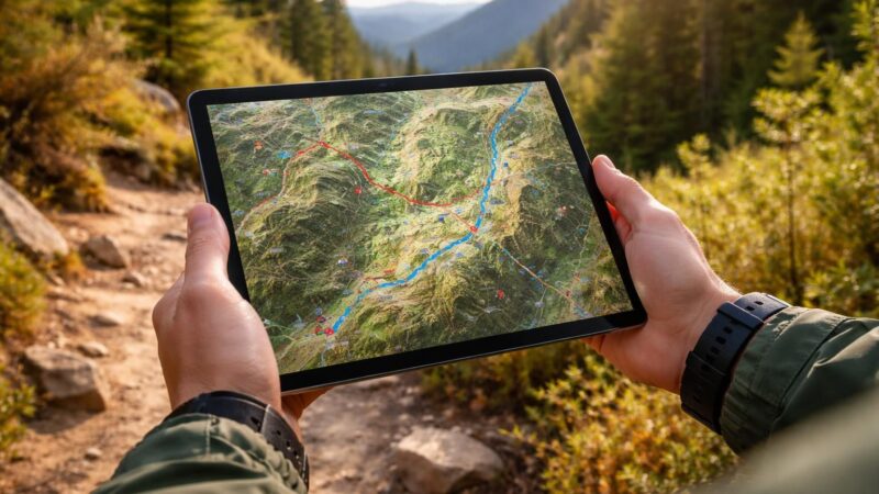 Outdoor : itinéraires et GPX sur tablette Samsung, guide