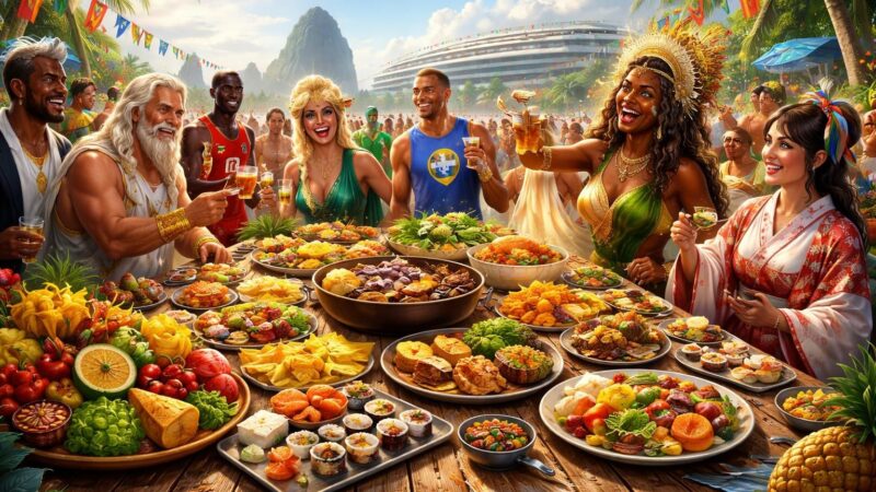 Le festin des dieux aux JO de Rio : un mélange de cultures et de saveurs