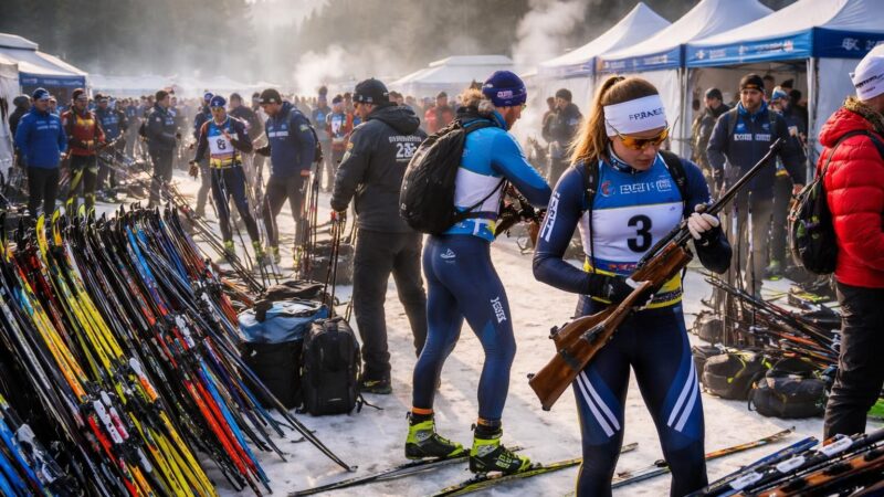 Les coulisses du biathlon au Championnat d&rsquo;Europe de révélées