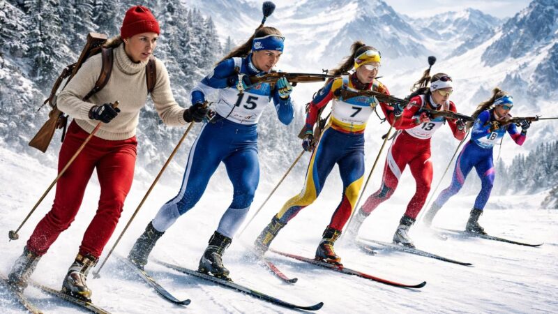 L&rsquo;évolution du biathlon individuel femme au fil des années