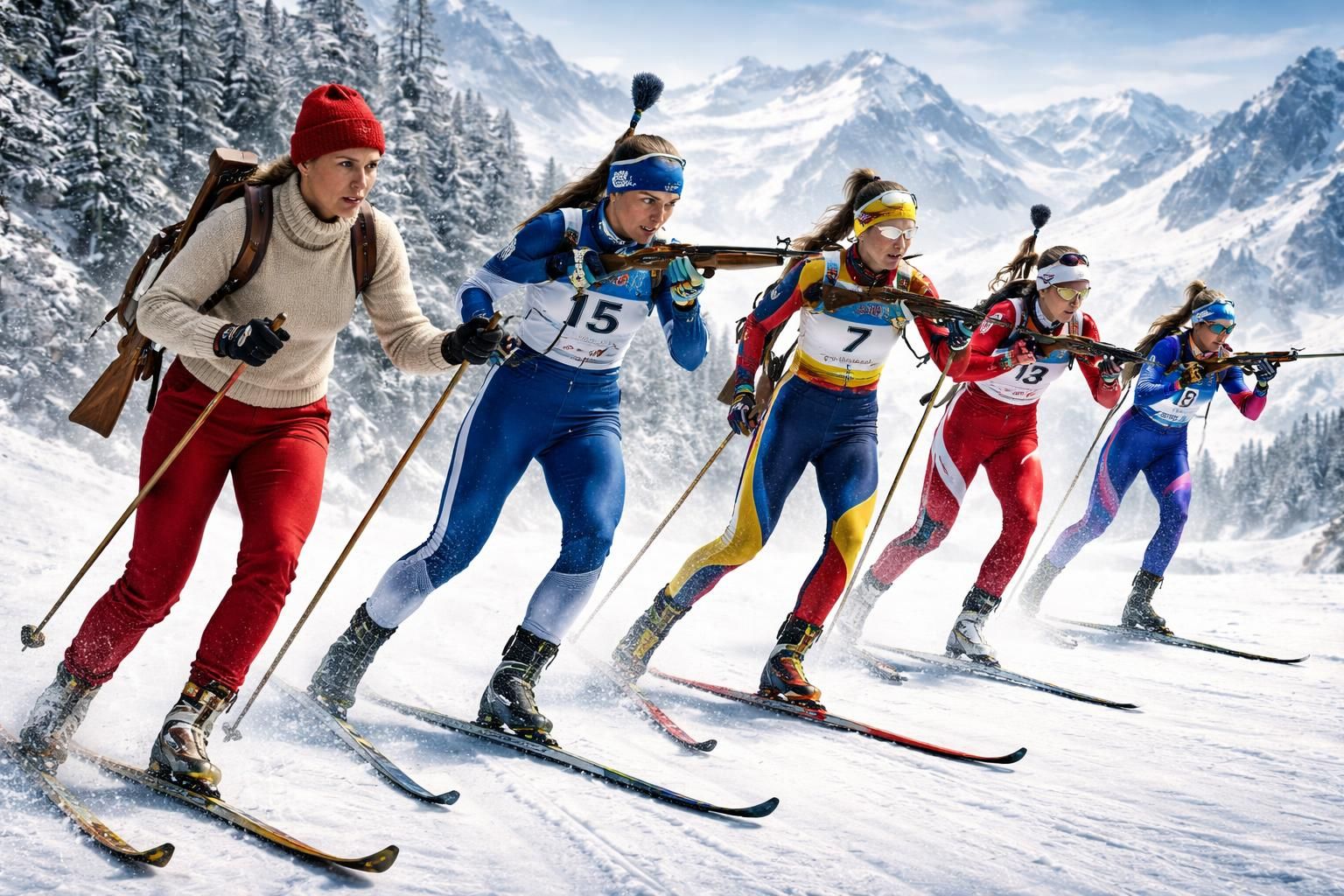 découvrez l'évolution du biathlon individuel féminin à travers les années, ses grandes championnes et les moments clés qui ont marqué ce sport.