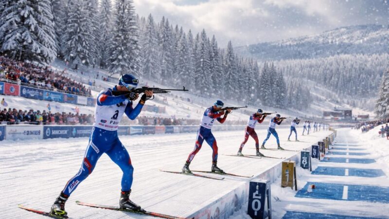 Prévisions météorologiques pour le biathlon du 10 mars : Qu&rsquo;attendre de la course ?