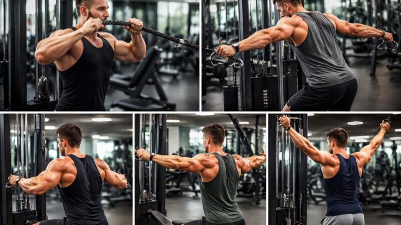 Top 5 des variations d&rsquo;exercice pour l&rsquo;arrière des épaules à la poulie pour un maximum de résultats